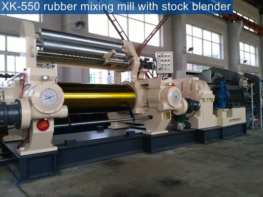 2 Open Roll Mixing Mill Machine XK560 Synthetic Rubber Process Machine