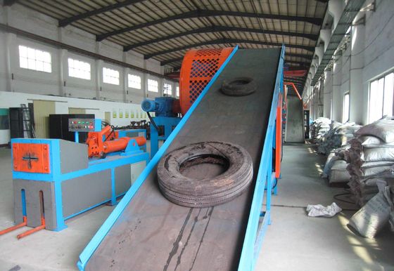 55kw Waste Tire Shredder Rubber Powder Production Line XKP560
