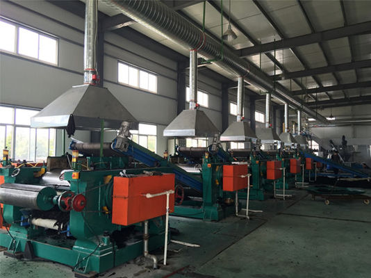 CE ISO Reclaimed Rubber Sheet Line Rubber Refiner Mill Production Line